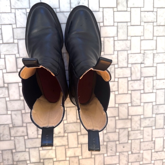 Dear Frances black leather Chelsea boots size 38 - Picture 2 of 7